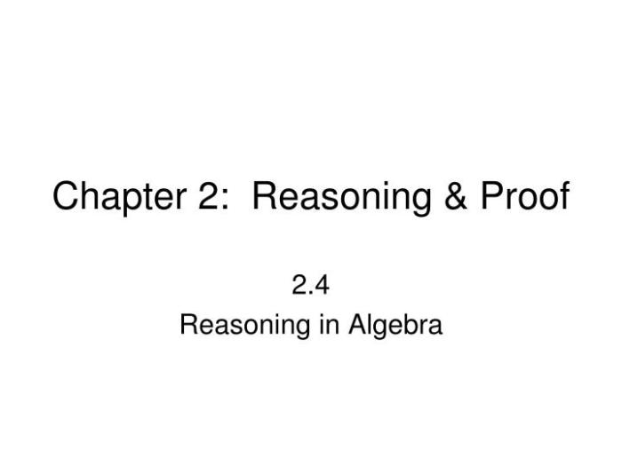 Chapter 2 reasoning and proof answer key