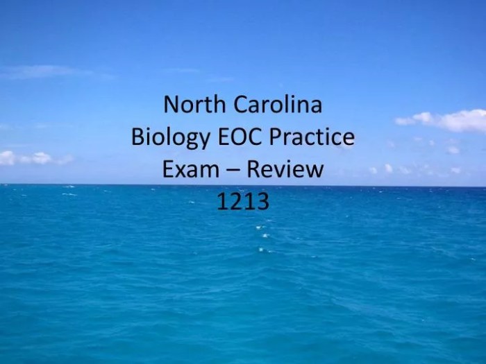 South carolina biology eoc practice test